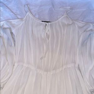 forever 21 white long sleeve romper